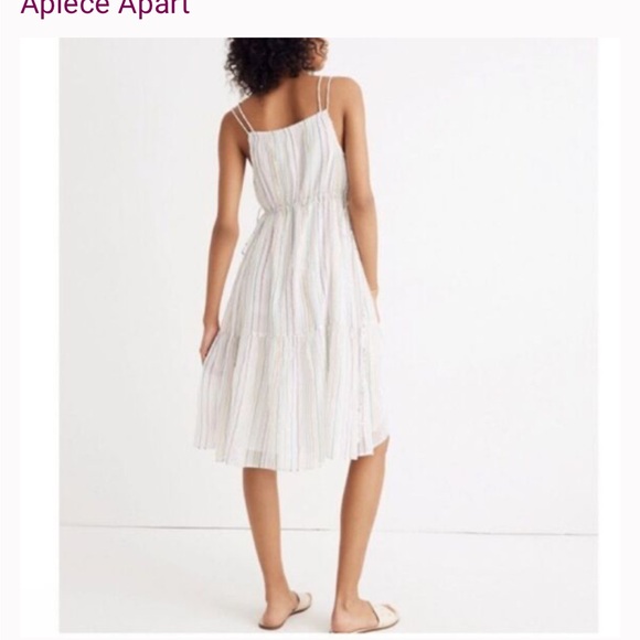 Apiece Apart™ Striped Daphne Midi Dress - Picture 3 of 11